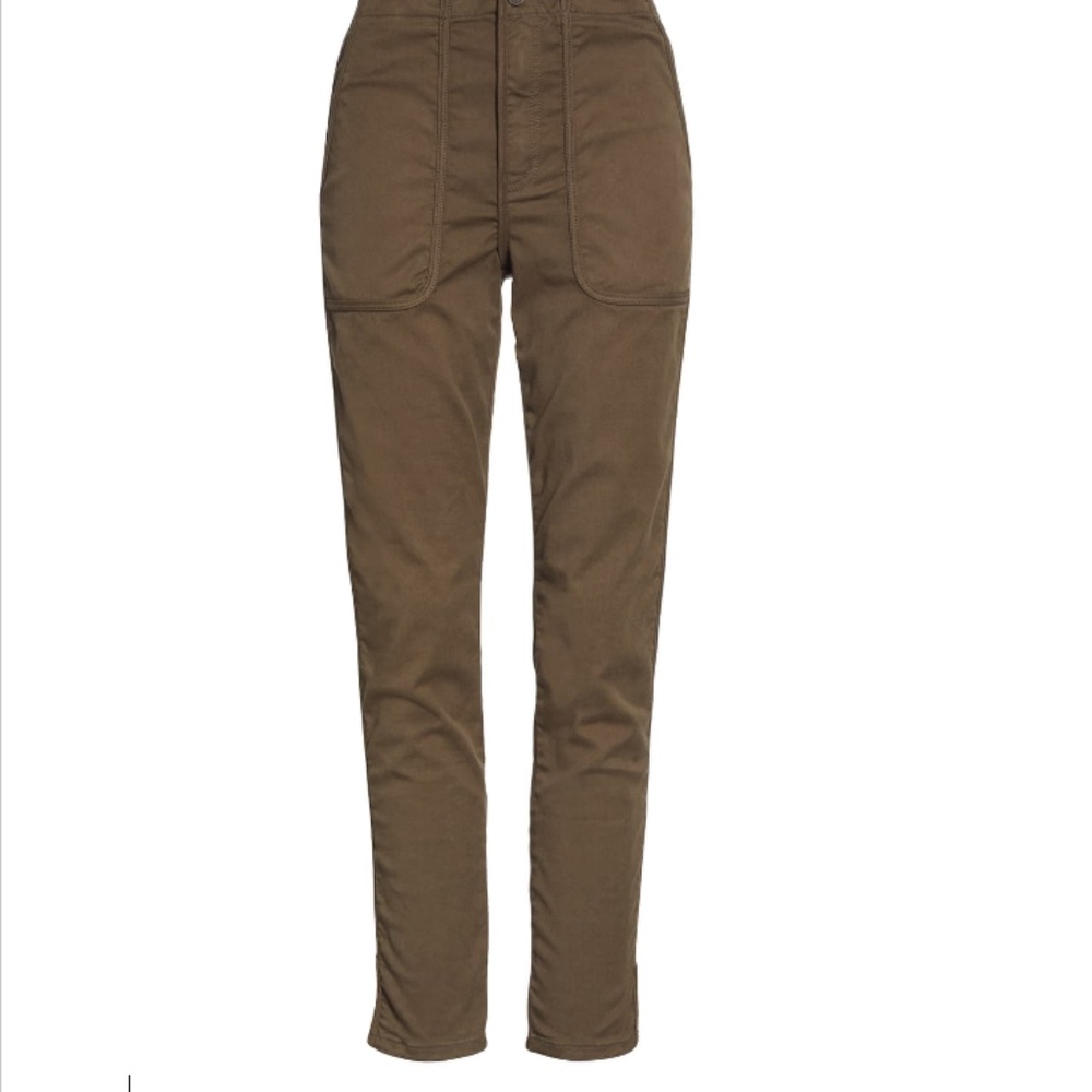 Joie Andira Straight Chino - Fatigue Green (NWT)